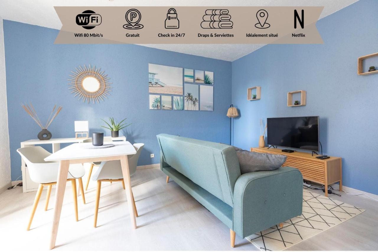 Cosy T2 Renove, Proche Centre-Ville-Fibre/Netflix 蒙吕松 外观 照片